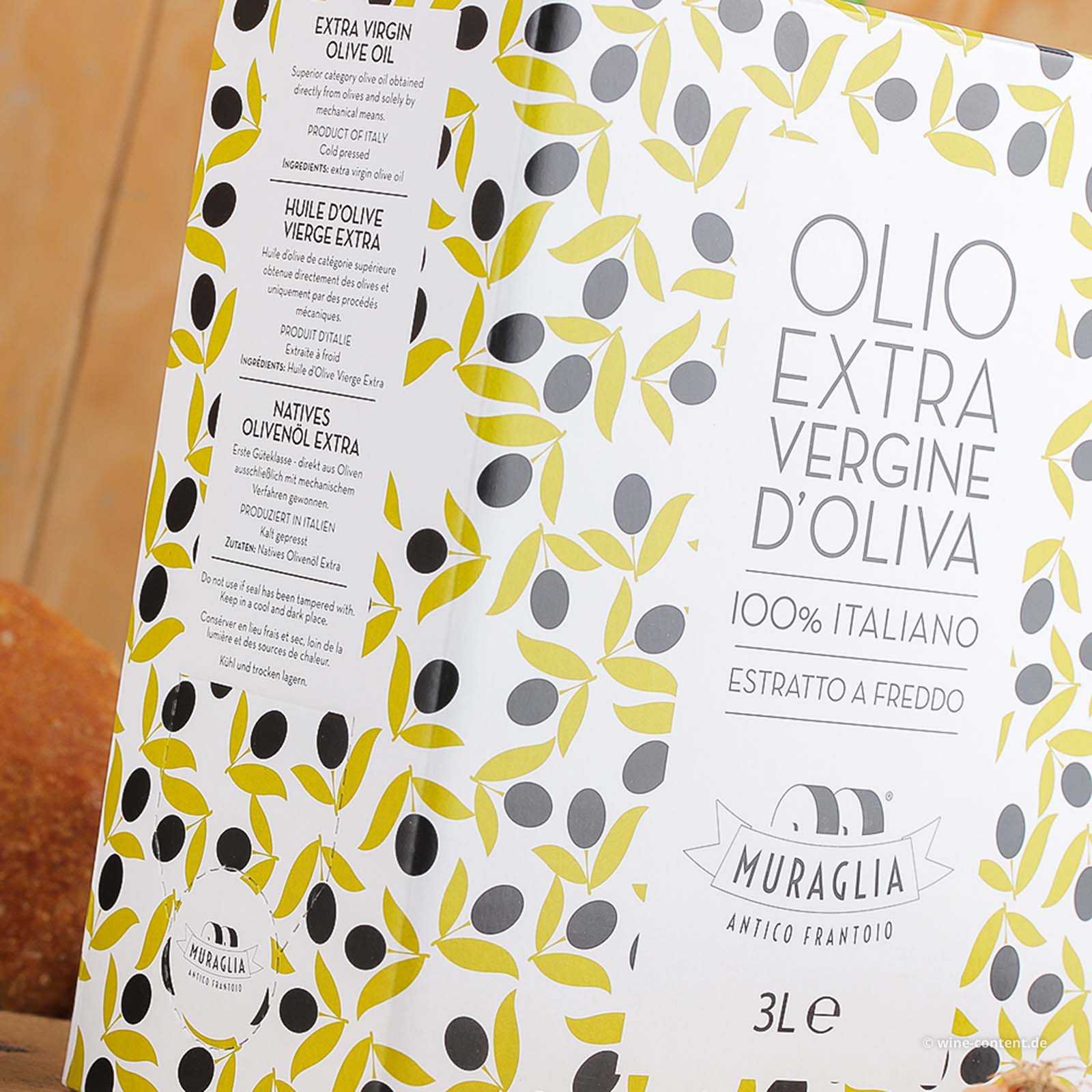 3 L Olivenöl Extra Vergine 2025 Fruttato Intenso Bag in Box
